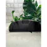 Tova Bourgnine Beverly Hills Black Satin Clutch Evening Purse Bag Photo 2