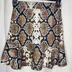 Nasty Gal Snake Print Ruffle Mini Skirt Sz… Photo 5