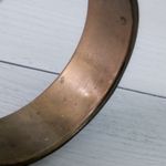 Vintage Bracelet Brass & Mother of Pearl Bangle Photo 5