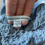 American Eagle  Denim Off The Shoulder Crop Top Size Medium NWOT Photo 2