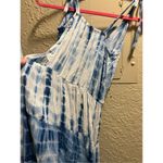 Young USA Blue And White Tie Dye Sundress Woman’s Size Small Photo 9