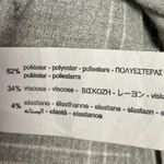 ZARA Gray Plaid Checkered Straight Skinny High Rise Trousers Dress Pants Size S Photo 4