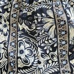 Black & White Floral Halter Neck Dress Size L Photo 4