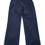 Lulus  Pants Womens Large Blue Straight Leg Belted High‎ Rise Trousers Photo 0