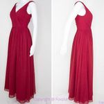 Azazie ‎ red bridesmaid dress, custom size Photo 2