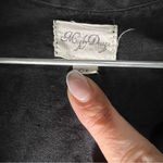 Meg by design Black Nzuri Linen Deep V Neck Ruched Lagenlook Tunic Size undefined Photo 6