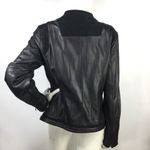 Tahari  Black Leather Jacket Photo 13