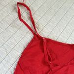 Allison Taylor woman VTG 80’s valentines red 1X 100% silk Cami tank​​ top​​​​​ Photo 6