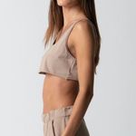 Talentless WOMENS CROP RAW HEM TANK Photo 1