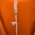 Anwnd  Orange S/M Ribbed Workout Sports Bra NWT Photo 2