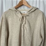 Bella Dahl  Comfy Oatmeal Long Sleeve Hoodie Sweatshirt Top **Size L** 🌸🌸 Photo 2