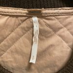 Free People Linear Quilted Bomber Jacket Size Small In Blush Photo 4