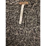 Free People EUC  Oversized Black White 3/4 Sleeve Crop Sweater XS Photo 4