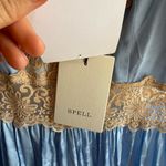 Spell Blue and Beige Lace Maxi Dres NWT Size M Photo 7