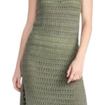Old Navy  Womens Crochet Sleeveless‎ Tank Midi Dress Cover Up Norfolk Pine Sz XXL Photo 0