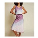 Nation Ltd Womens Satin Ombré Fairycore Midi Skirt Size Large Ethereal Soft Girl Photo 8