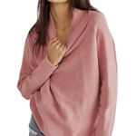 Free People  Ottoman Slouchy Tunic
Women's M Thick Fall Knit Mock Neck Sweater Photo 0