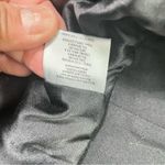 Eileen Fisher Blazer Leather Trim Black Stand Collar Jacket Size M Photo 9