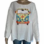 Miss Look  hippie Peace Bus Blouse  Photo 0