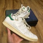 Adidas  Stan Smith white green lace up shoes sneakers women’s 8 / men’s 7 Photo 1