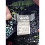 Aerie  Pants Women’s Size Small Blue Red‎ Floral Polyester Pockets Lounge Photo 3