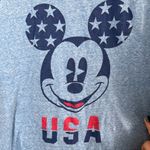 Disney  Mickey Mouse USA Patriotic Raglan 3/4 Sleeve Baseball tee Shirt XL Photo 4