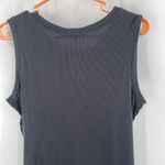 Z Supply  Dress Medium Gray Ribbed Bodycon Selah Eco Knit Rib Mini Casual NWT Photo 6