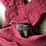 Art Class Burgundy Corduroy Overall Dress Photo 2