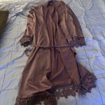 Pink silky robe Photo 2