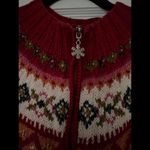 Liz Claiborne Villager Sport Fair Isle Cardigan size Large Photo 2