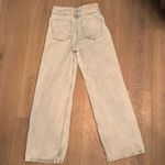 ZARA  long, high waisted wide-leg light denim jean. currently the “it” jean  sz4 Photo 1