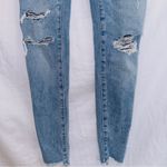 American Eagle  The Dream Jean Mid Rise Distressed Frayed Hem Jegging Jeans Photo 3
