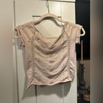 NWOT Free People Good Karma Crop Tee Layer Tan Size undefined Photo 2