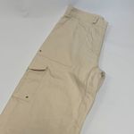 Lauren by Ralph Lauren womens Cargo Pants Cream Size 8 Photo 3