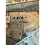 Lucky Brand  Womens Ava Mid Rise Crop Mini Boot Jeans Size 0/25 Embroidered Daisy Photo 5