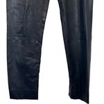 Vince Black leather pants stretchy Leggings minimalist feminine S Photo 7