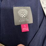 Vince Camuto  Teal Navy Floral Jumpsuit EUC Size S Photo 4