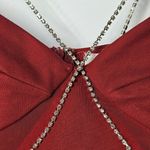 superdown  Jaxie Diamond Strap Mini Dress‎ NWT Size Medium Red Bodycon Photo 5