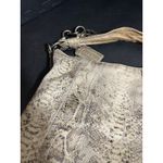 Coach  Kristen Brown Tan Embossed Python‎ Leather Purse Hobo E1026 15361 Photo 5