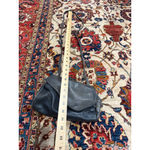 Arza New York Distressed Leather Crossbody Bag Blue Gray Boho Minimalist Photo 1