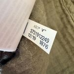 American Eagle Stretch Waist Gauze Fabric Halter Crop Top Green Small Photo 11