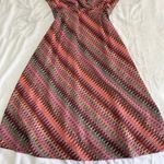 New York And Company Pink V-Cut Dress Photo 1