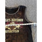 Harley Davidson  Las Vegas Black Tank Top Double Side Prints Women Small Photo 1