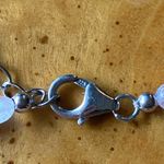 Natural Rainbow Moonstone Ruby Sterling Silver Beaded Necklace Photo 4