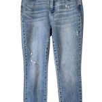 Judy Blue High Waisted Leopard Camo Slim Fit Light Wash Jeans Photo 0