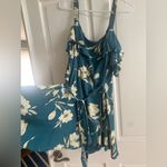 Privacy Please Revolve Hamlet Mini Wrap Dress in Sage Floral Photo 8