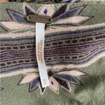 Free People  Women's Green Pink
Boho Floral Long Sleeve Mini Dress
Size Medium Photo 2