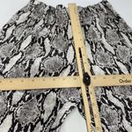 ALC Frank A.L.C. Pants Womens 0 Black White Snake Print Elijah Stretch Tapered Ankle‎ Photo 8