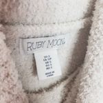 Ruby Moon  Chunky Cowl Neck Cream Fuzzy Sweater Size S Photo 2