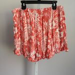 UGG Koolaburra‎ by  sz S Orange Tropical Floral Ruffle Hem Boho Shorts Photo 5